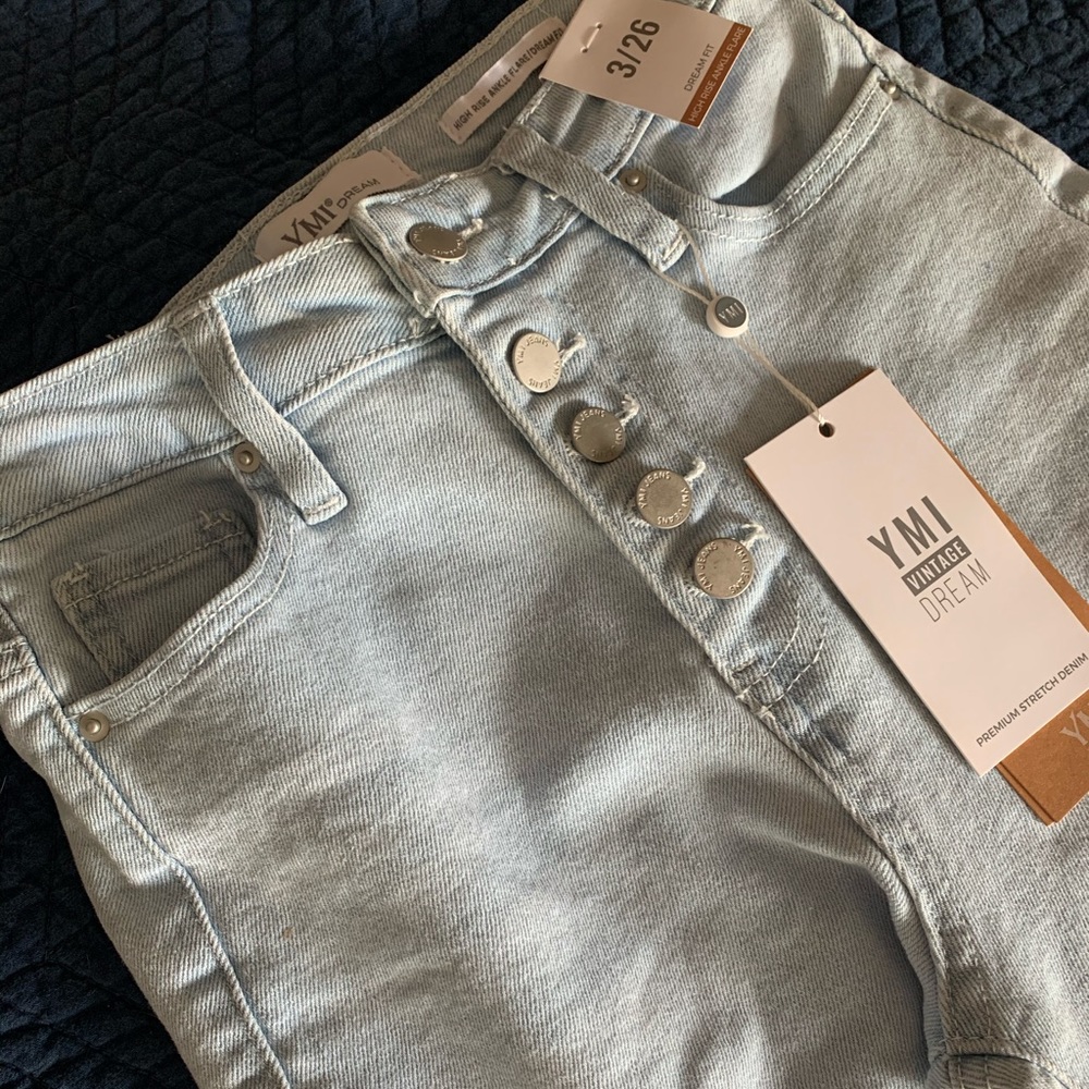 YMI high rise ankle flare jean - Picture 3 of 4